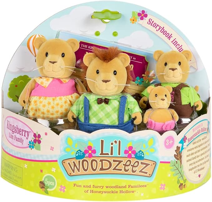 Li`l Woodzeez Набір фігурок - Сім'я Левів 4од WZ6660Z